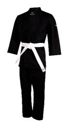 Mizuno Kiai Ninjutsu/Karate harjoituspuku, musta, 100 - 180 cm