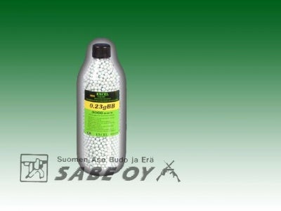 Excel 3000kpl kuula 0,23g pullo